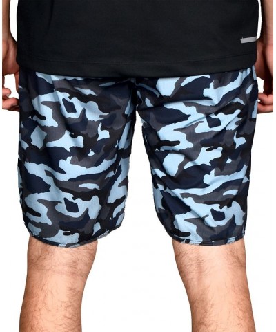 Men's Regular Fit Camo Print Windjammer Shorts Blue $39.00 Shorts