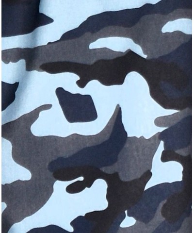 Men's Regular Fit Camo Print Windjammer Shorts Blue $39.00 Shorts