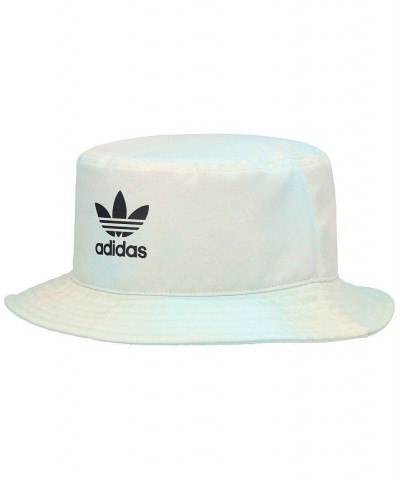 Men's Teal and Orange Spray Print Bucket Hat $23.93 Hats