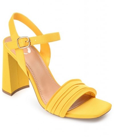 Women's Skiler Sandals Yellow $48.44 Shoes