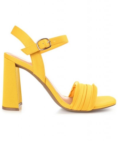 Women's Skiler Sandals Yellow $48.44 Shoes