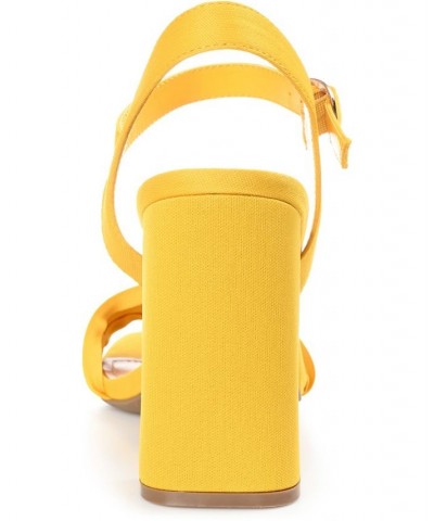 Women's Skiler Sandals Yellow $48.44 Shoes