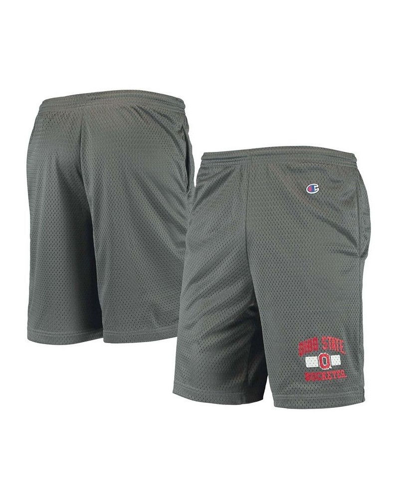 Men's Gray Ohio State Buckeyes College Mesh Shorts $19.07 Shorts