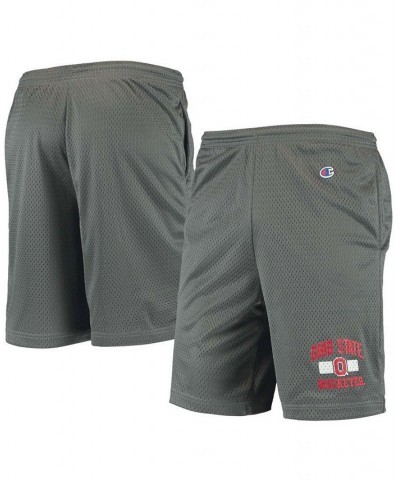 Men's Gray Ohio State Buckeyes College Mesh Shorts $19.07 Shorts