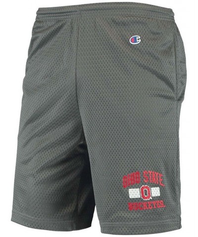 Men's Gray Ohio State Buckeyes College Mesh Shorts $19.07 Shorts