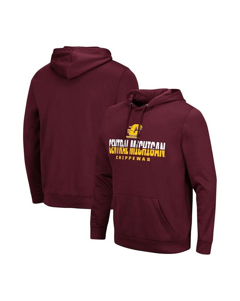 Men's Maroon Cent. Michigan Chippewas Lantern Pullover Hoodie $31.85 Sweatshirt