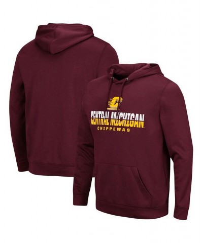 Men's Maroon Cent. Michigan Chippewas Lantern Pullover Hoodie $31.85 Sweatshirt