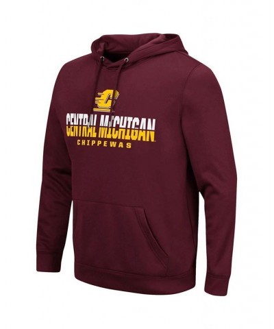 Men's Maroon Cent. Michigan Chippewas Lantern Pullover Hoodie $31.85 Sweatshirt