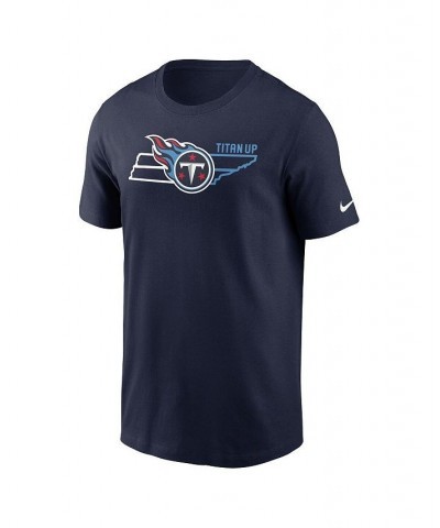 Men's Navy Tennessee Titans Essential Local Phrase T-shirt $16.92 T-Shirts