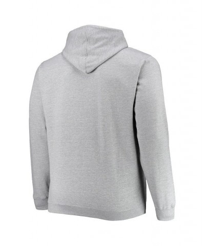 Men's Heathered Gray Chicago Bulls Big and Tall Heart and Soul Pullover Hoodie $34.40 Sweatshirt