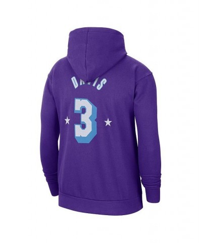 Men's Anthony Davis Purple Los Angeles Lakers 2021/22 City Edition Name and Number Pullover Hoodie $34.97 Sweatshirt