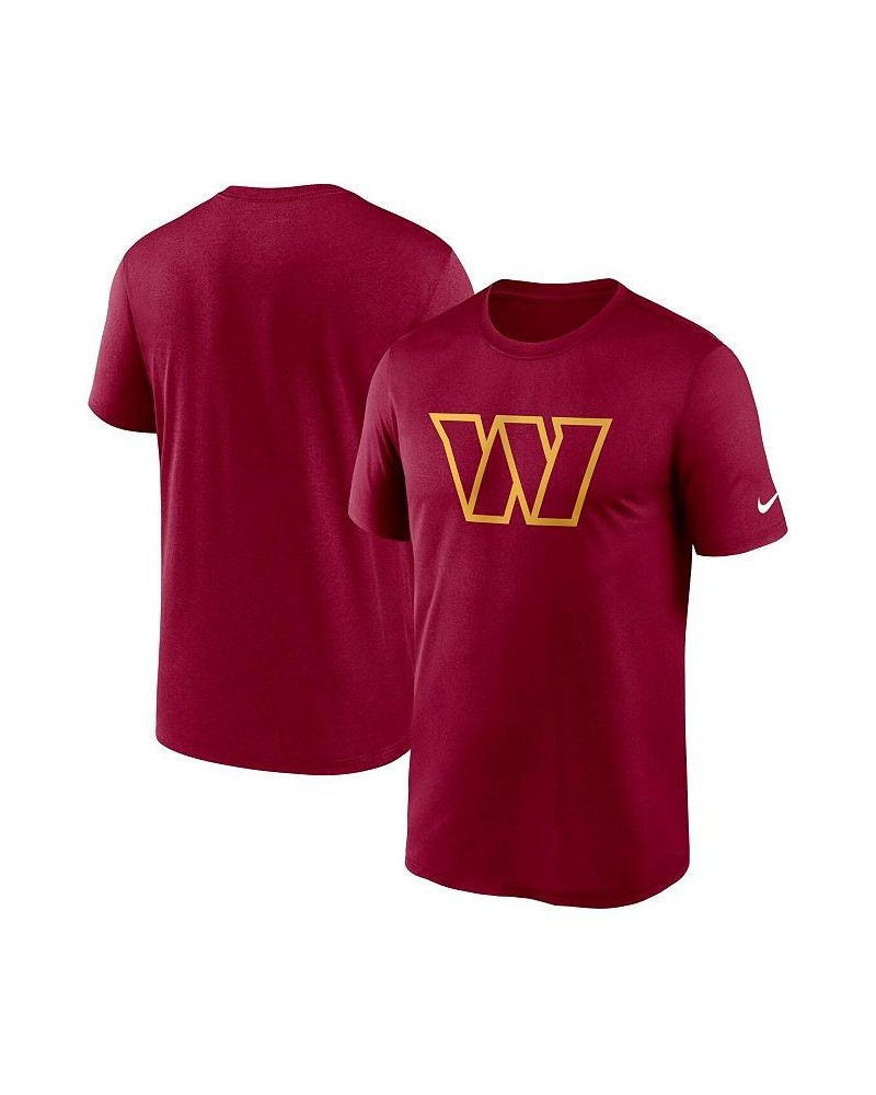 Men's Burgundy Washington Commanders Essential Legend T-shirt $19.20 T-Shirts