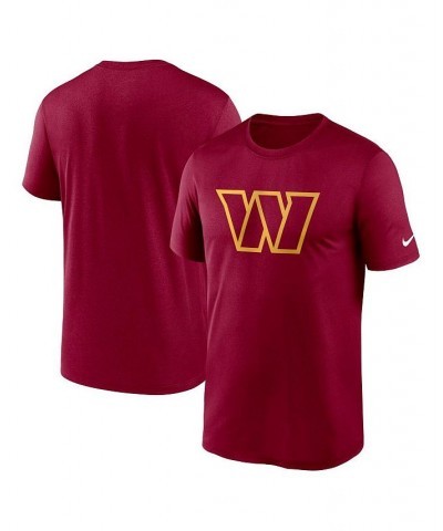 Men's Burgundy Washington Commanders Essential Legend T-shirt $19.20 T-Shirts