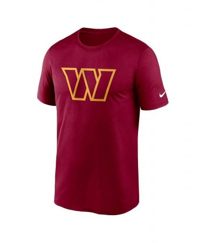 Men's Burgundy Washington Commanders Essential Legend T-shirt $19.20 T-Shirts