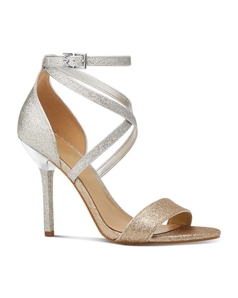 Women's Astrid Stiletto Dress Sandals White $33.97 Shoes