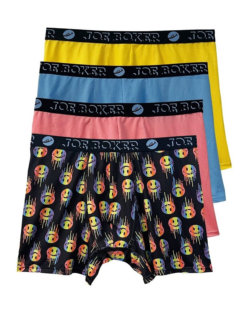 Men's Rainbow Lickies Boxer Briefs, Pack of 4 Multi $22.56 Underwear