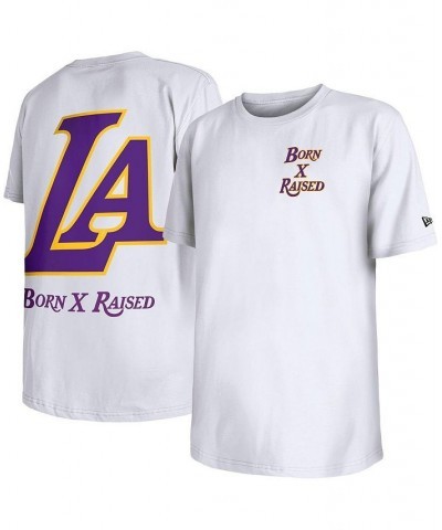 Men's White Los Angeles Lakers Born X Raised T-shirt $23.97 T-Shirts