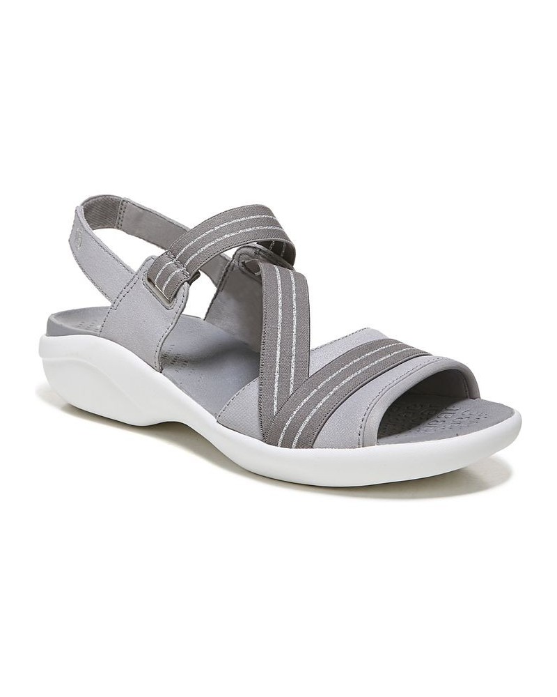 Chance Washable Strappy Sandals Gray $49.40 Shoes