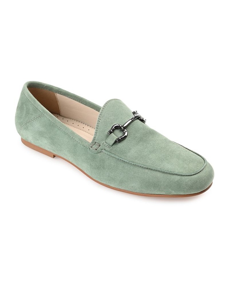 Women's Giia Loafers Green $48.00 Shoes