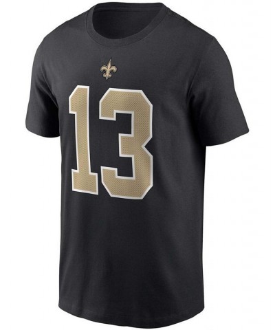 Men's Michael Thomas Black New Orleans Saints Name and Number T-shirt $15.84 T-Shirts