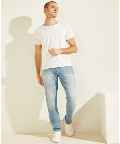 Men's Faded Slim Tapered Jeans Light Wash $44.28 Jeans