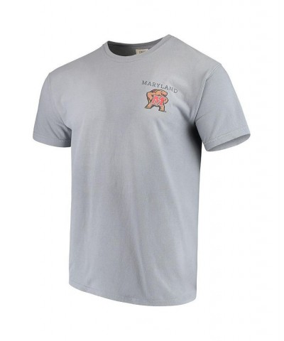 Men's Gray Maryland Terrapins Team Comfort Colors Campus Scenery T-shirt $21.41 T-Shirts