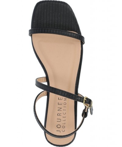 Women's Crishell Flat Sandals Black $36.80 Shoes