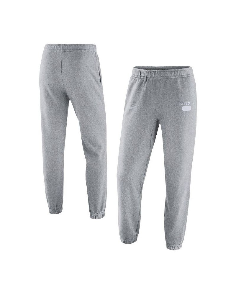 Men's Heathered Gray Duke Blue Devils Saturday Fleece Pants $29.11 Pants