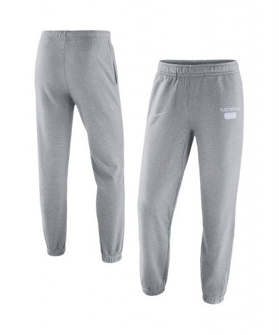 Men's Heathered Gray Duke Blue Devils Saturday Fleece Pants $29.11 Pants