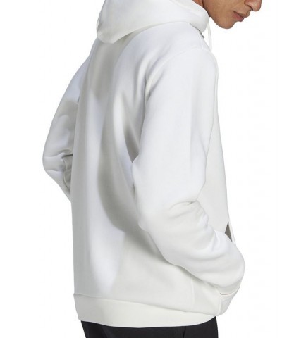 Men's Trefoil Essentials Long-Sleeve Hoodie White $37.10 Sweatshirt