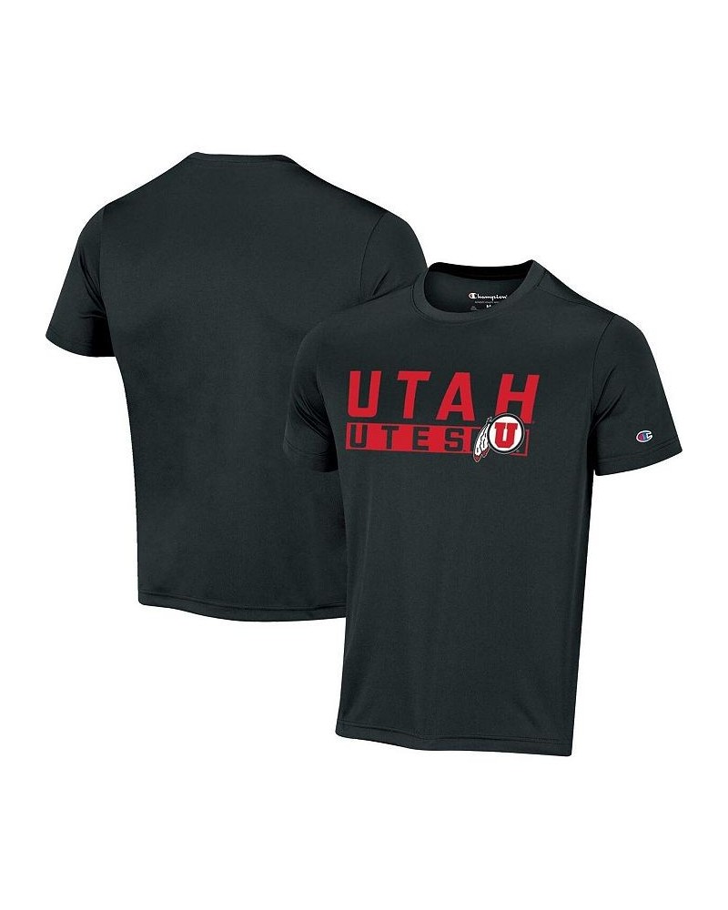 Men's Black Utah Utes Impact Knockout T-shirt $16.45 T-Shirts