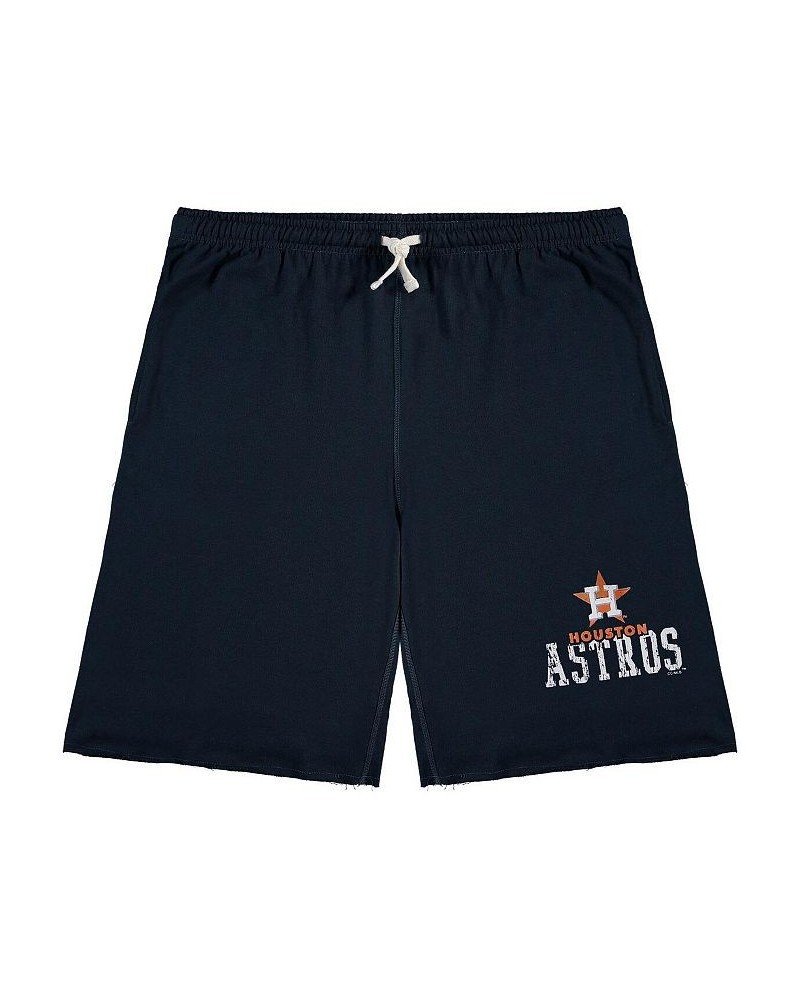 Men's Navy Houston Astros Big and Tall French Terry Shorts $27.60 Shorts