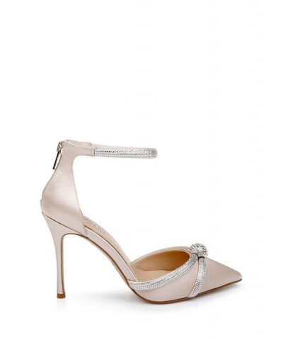 Women's Geena Evening Pump Tan/Beige $47.68 Shoes