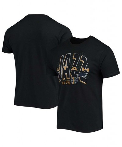 Men's Black Utah Jazz Playground T-shirt $26.09 T-Shirts