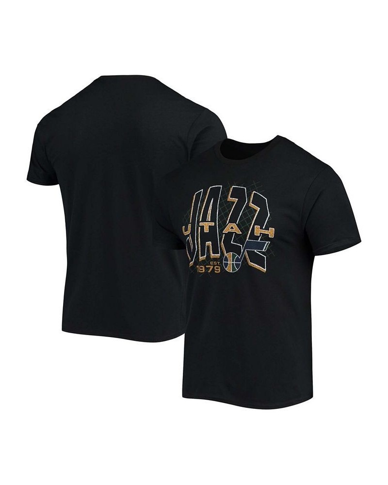 Men's Black Utah Jazz Playground T-shirt $26.09 T-Shirts