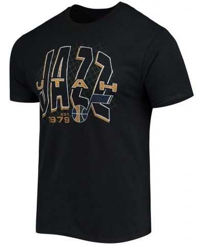 Men's Black Utah Jazz Playground T-shirt $26.09 T-Shirts