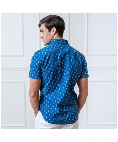 Mens' Seersucker Short Sleeve Button Down Shirt Multi $19.78 Shirts