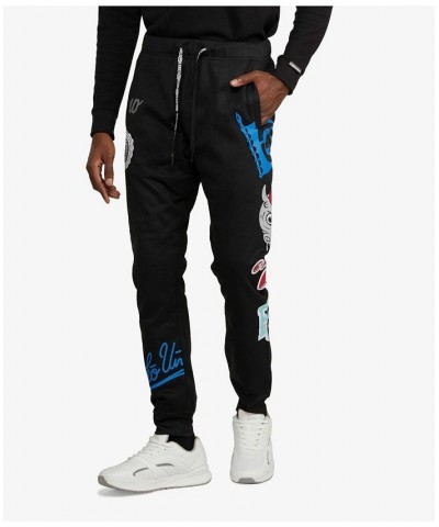 Men's Big and Tall Playmaker Joggers Black $39.78 Pants