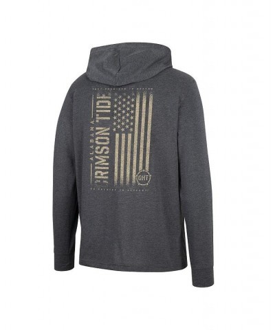 Men's Charcoal Alabama Crimson Tide Team OHT Military-Inspired Appreciation Hoodie Long Sleeve T-shirt $27.50 T-Shirts