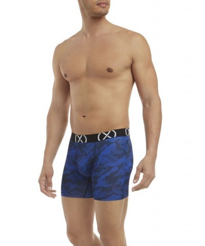 Men's Micro Sport 6" Performance Ready Boxer Brief, Pack of 3 Alaskan Blue, CHC- Surf the Web, Surf the Web $23.40 Underwear