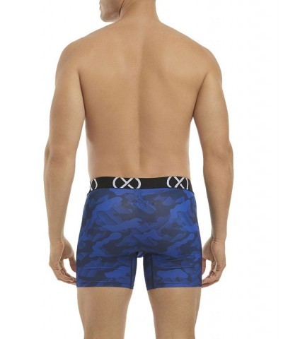 Men's Micro Sport 6" Performance Ready Boxer Brief, Pack of 3 Alaskan Blue, CHC- Surf the Web, Surf the Web $23.40 Underwear