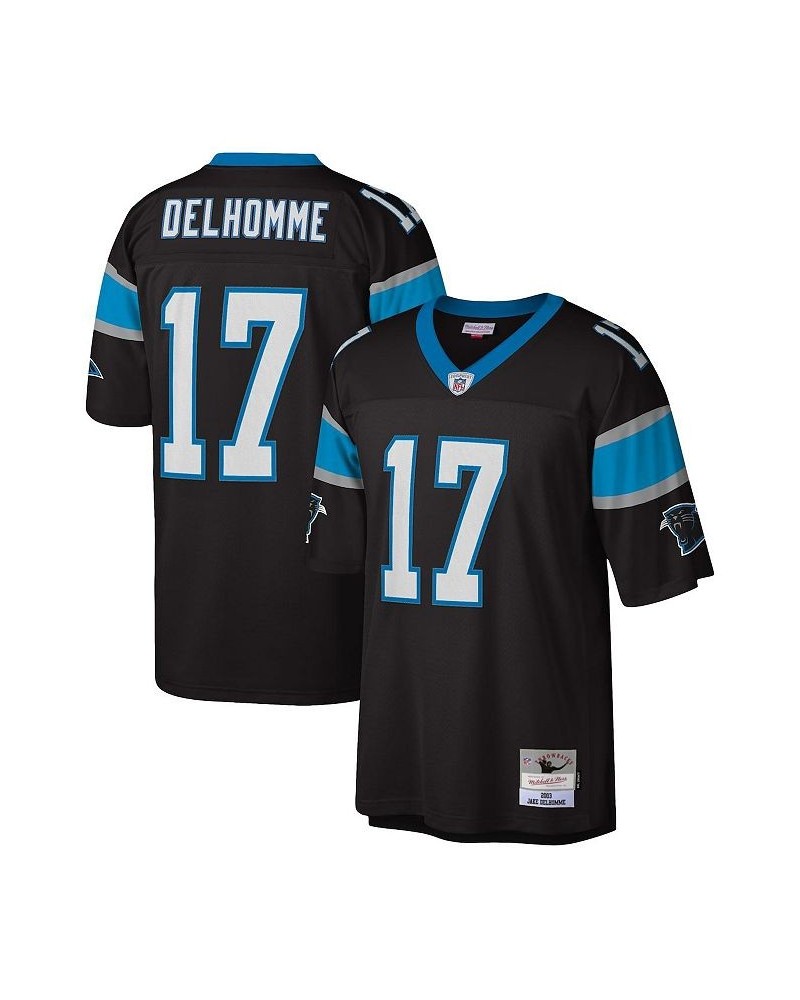 Men's Jake Delhomme Black Carolina Panthers 2003 Legacy Replica Jersey $57.80 Jersey