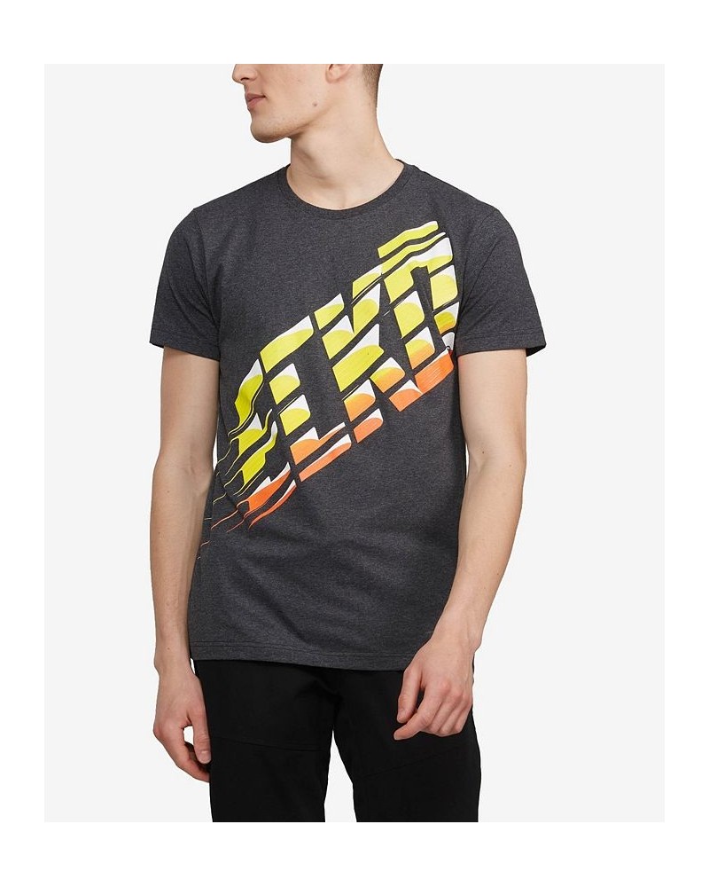 Men's Swooshe Me Up Graphic T-shirt Gray $19.04 T-Shirts