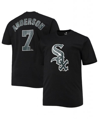 Men's Branded Tim Anderson Black Chicago White Sox Big and Tall Logo T-shirt $22.00 T-Shirts