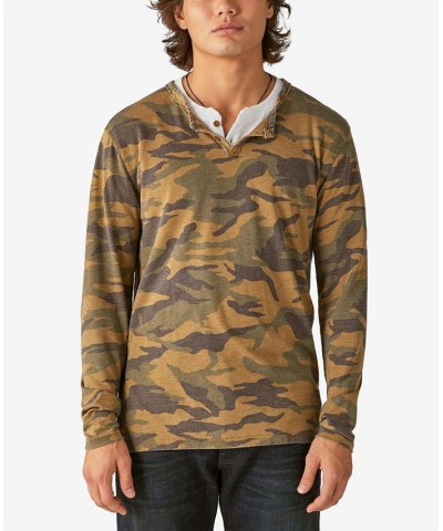 Men's Venice Burnout Long Sleeve T-shirt $32.73 T-Shirts