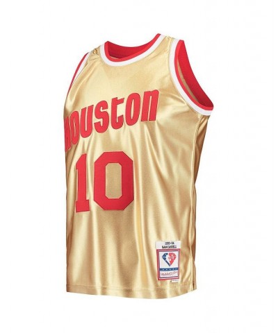 Men's Sam Cassell Gold Houston Rockets 75th Anniversary 1993-94 Hardwood Classics Swingman Jersey $66.27 Jersey