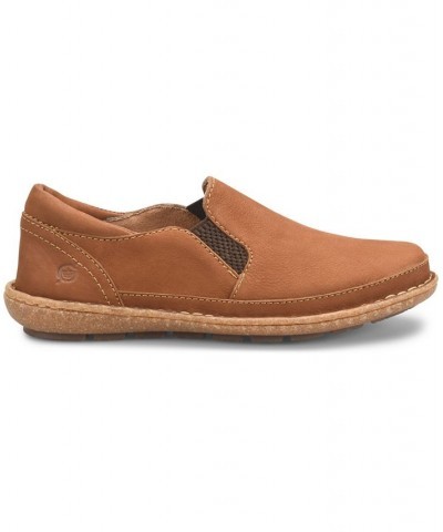 Women's Mayflower Comfort Slip on Flats Tan/Beige $65.00 Shoes