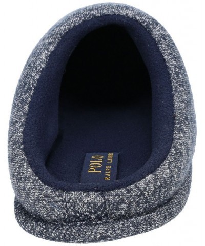 Men's Emery Quilted Tech Fleece Clog Slipper Blue $30.10 Shoes