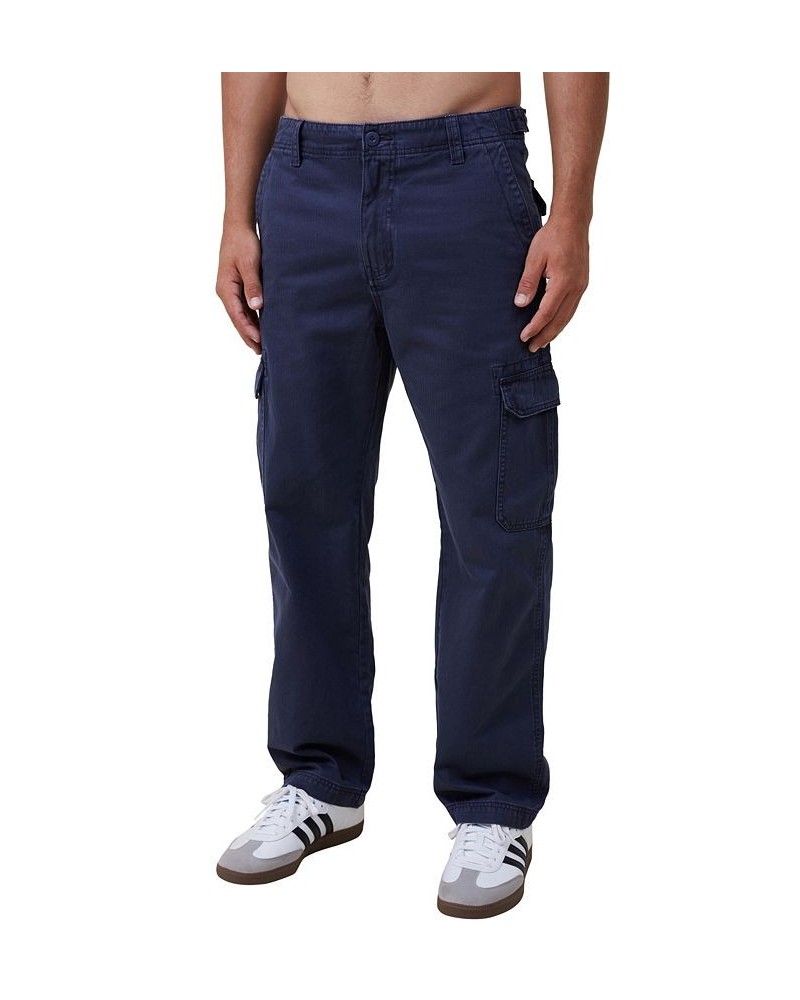 Men's Tactical Cargo Pants Blue $30.80 Pants