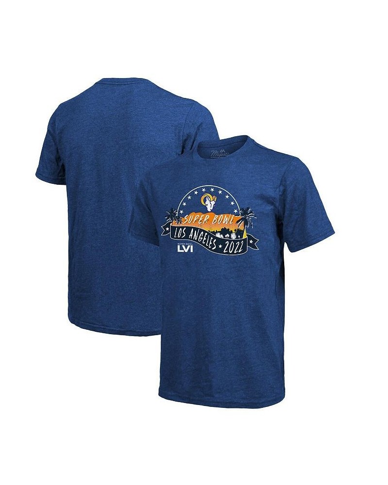 Men's Threads Royal Los Angeles Rams Super Bowl LVI Bound Hollywood T-shirt $20.13 T-Shirts